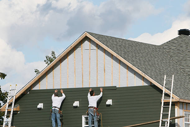 Professional Siding technician working in Prides Crossing, MA